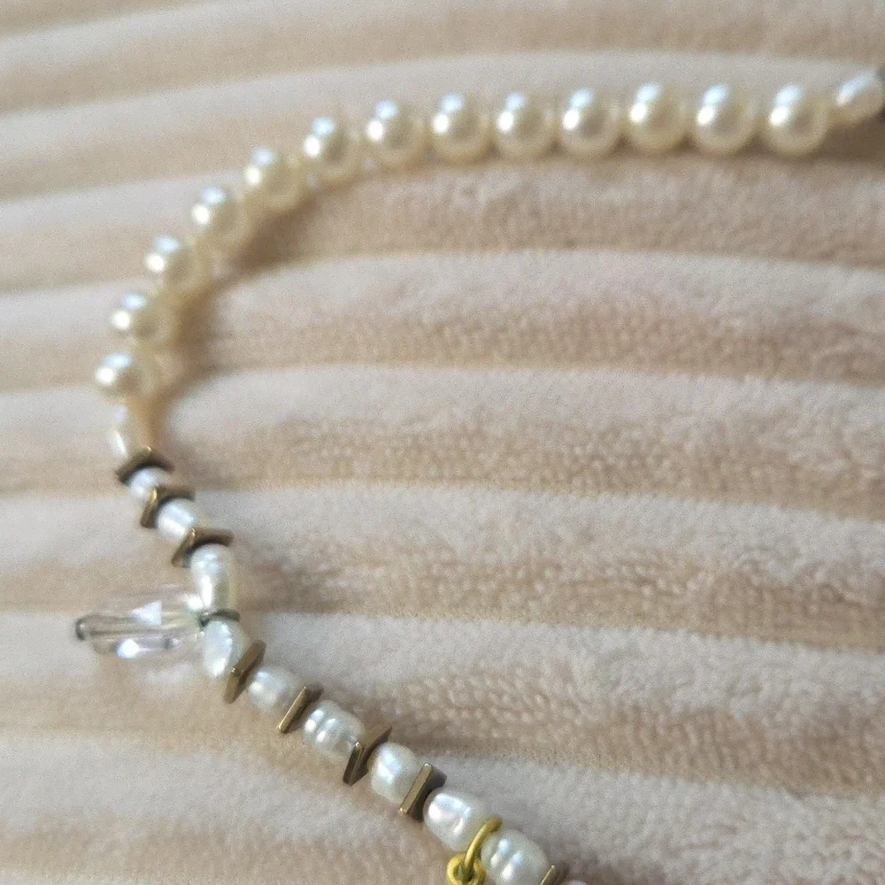 Handmade Pearl Charm Necklace - Picture 7 of 7